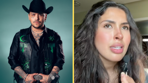 Christian Nodal y Lisa Fernanda Macías