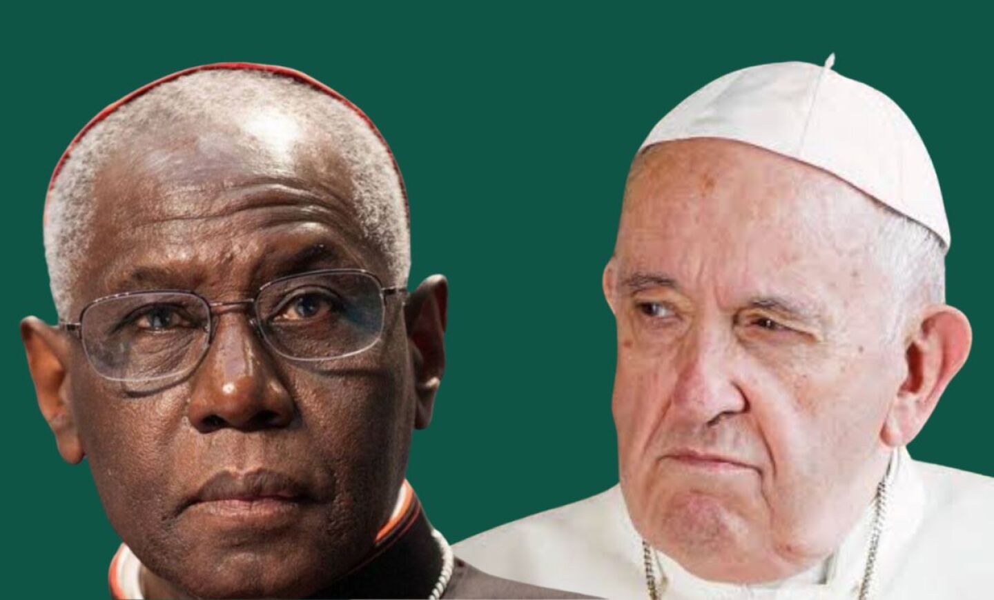 Robert Sarah y Papa Francisco