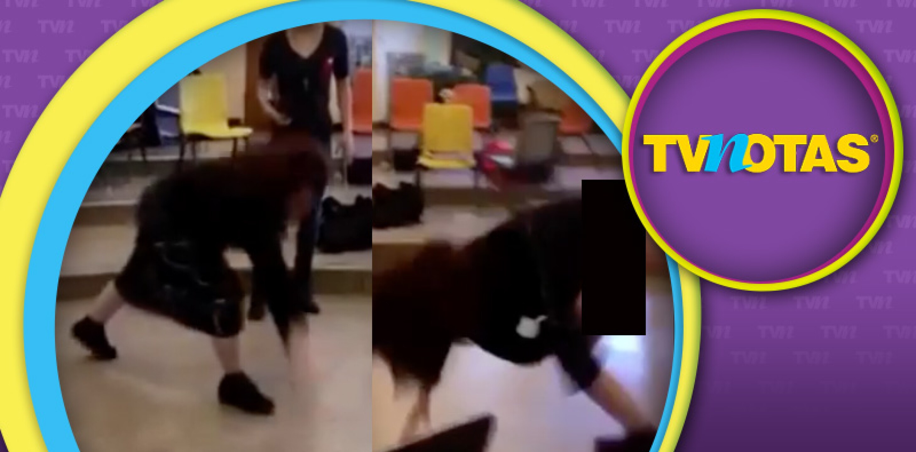 Maestra comete el peor descuido al no ponerse lencería y hacer pirueta.