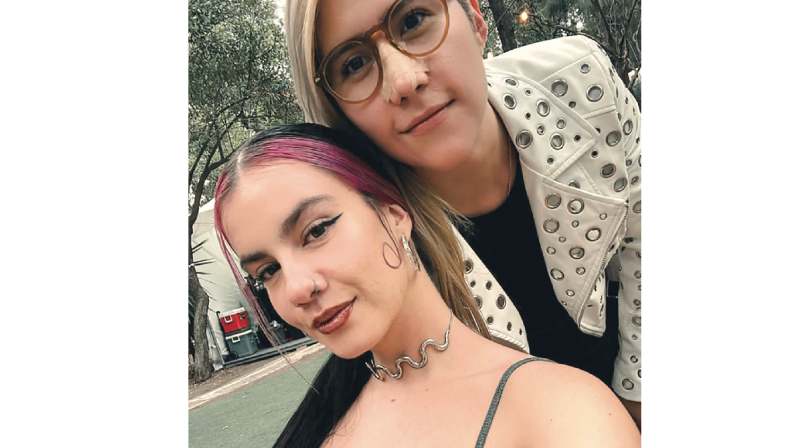 Beba Montes y su novia