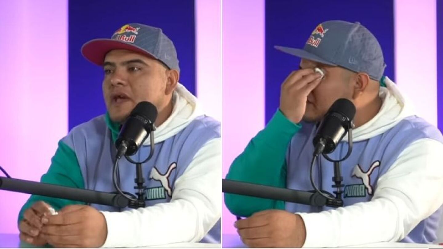 Aczino rompe en llanto frente a Diego Ruzzarin al recordar a su hijo