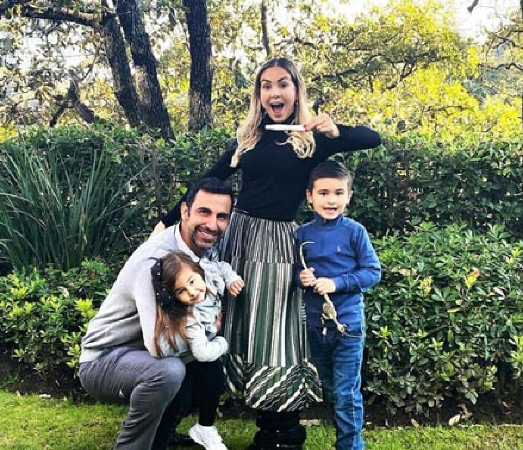 Florencia de Saracho ya es madre por tercera vez