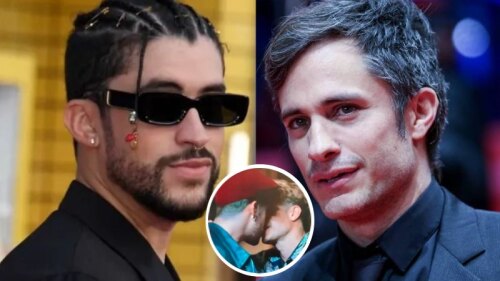 Filtran primeras imágenes de Bad Bunny besando a ¿Gael García?