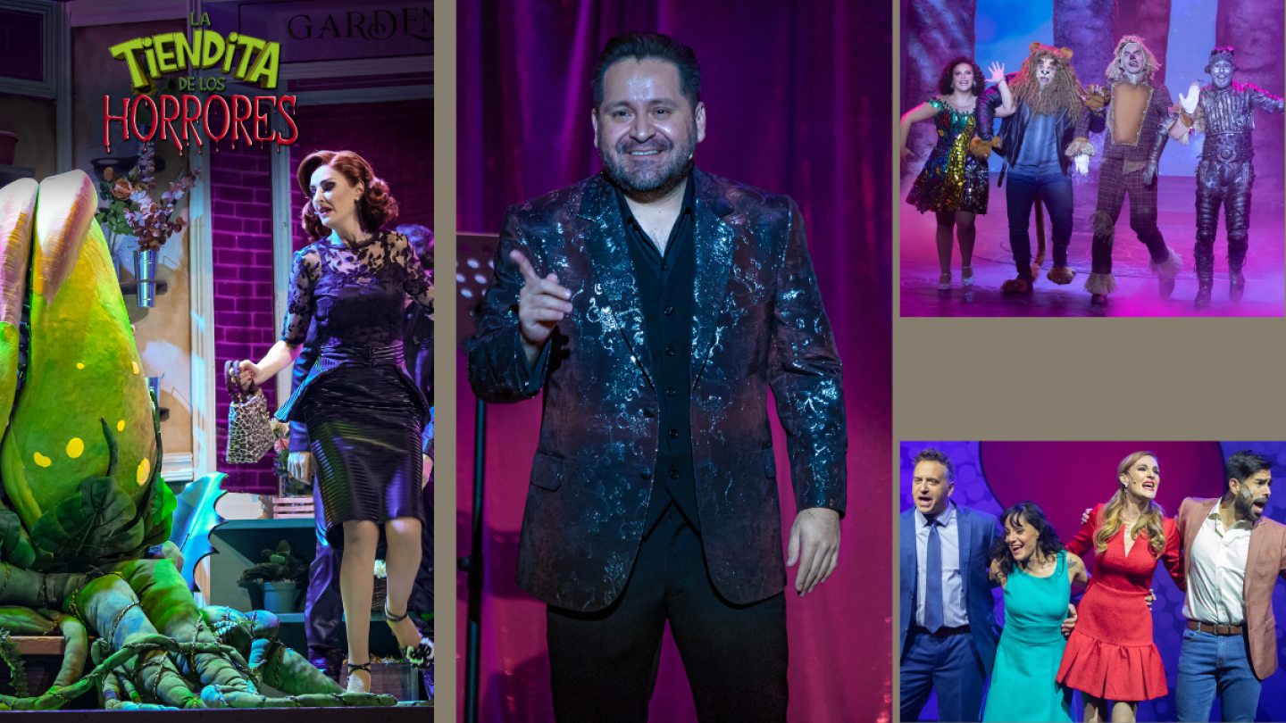 Juan Torres, productor de teatro con escenas de las obras Tiendita de los horrores, The Wiz y Te amo, eres perfecto