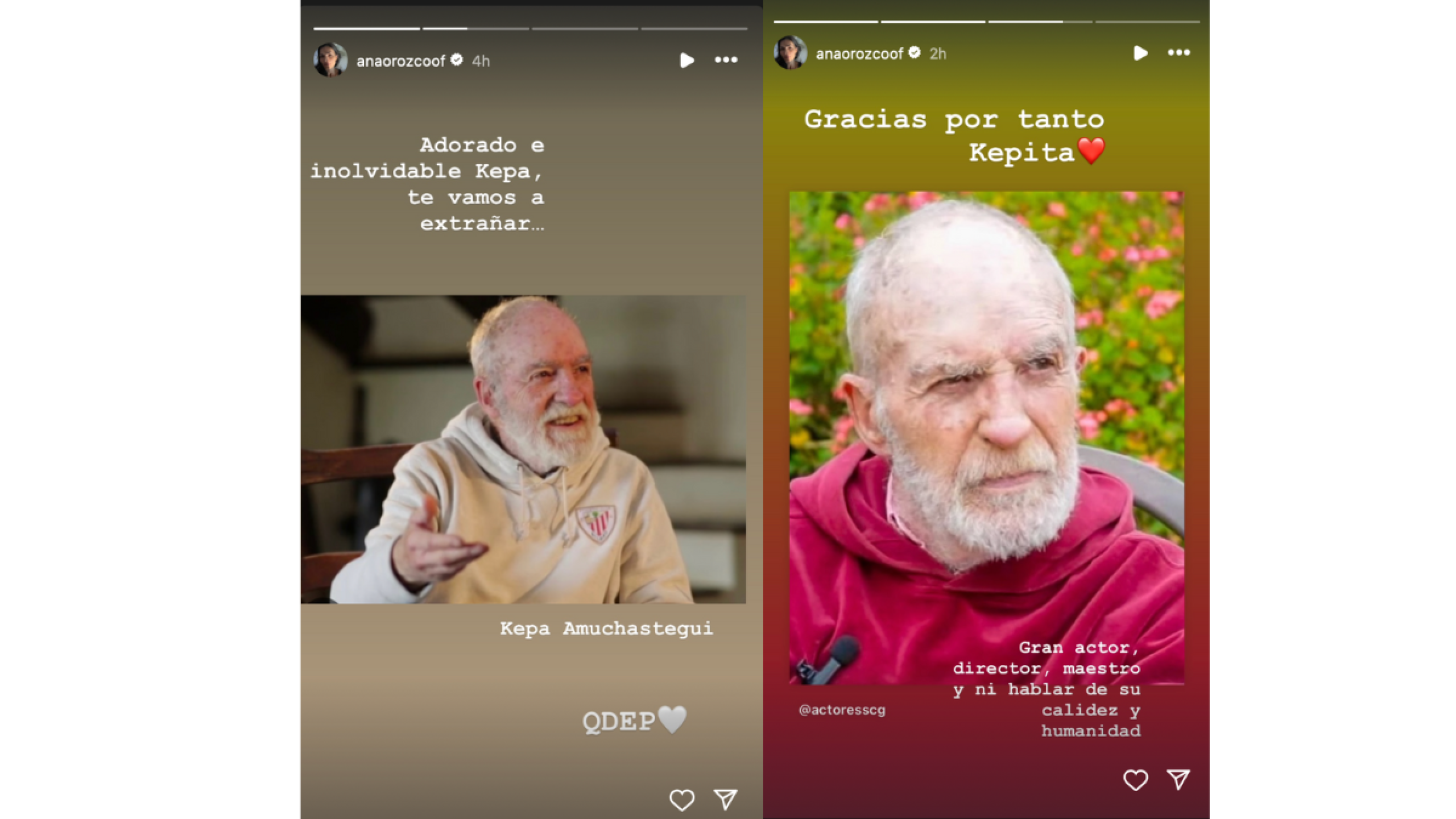 Despiden a Kepa Amuchastegui