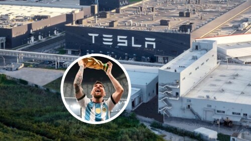 Periodista argentino se burla de la planta de Tesla en México