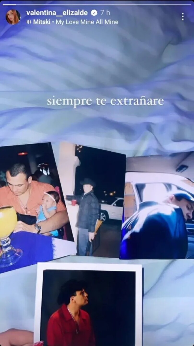 Hijas de Valentín Elizalde  lo recuerdan con un emotivo mensaje en su aniversario luctuoso