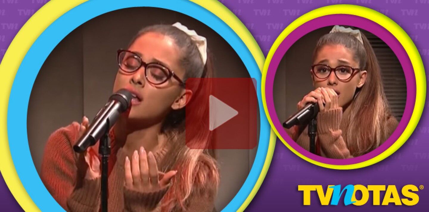 Ariana Grande hizo la voz de Shakira, Britney Spears y Whitney Houston.