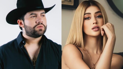 Luis R Conriquez y Valeria Márquez