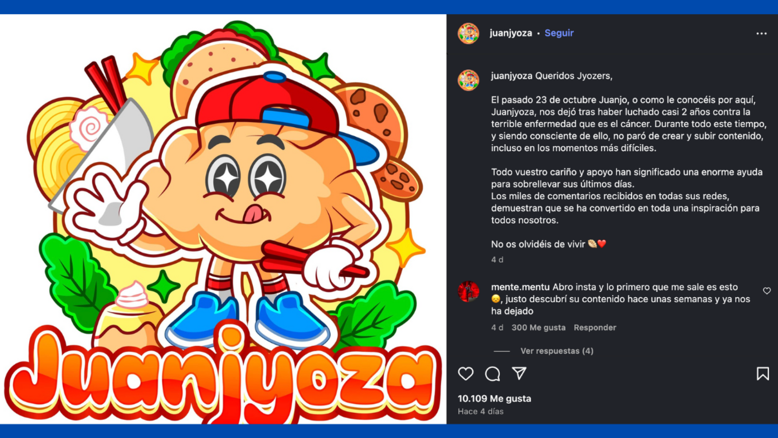 Muere Juan Jyoza, famoso influencer que se casó días antes