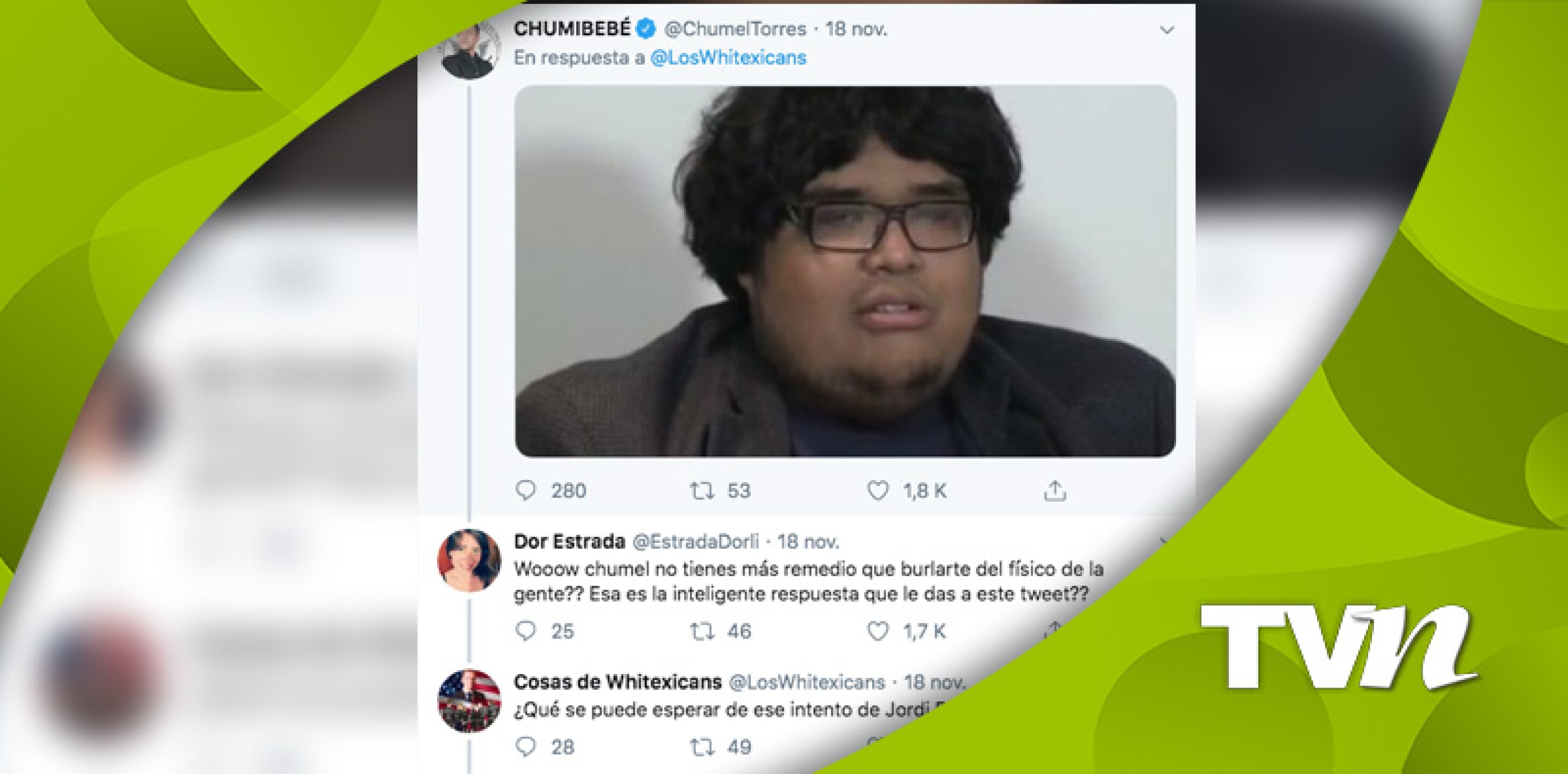 Capturas de pantalla de Twitter: @LosWhitexicans