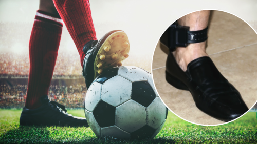 Futbolista con brazalete en arraigo domiciliario