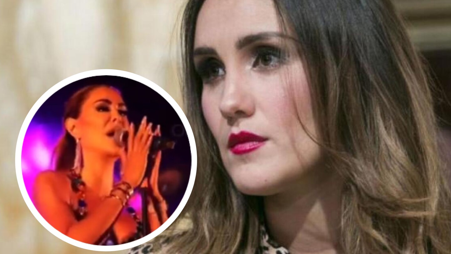 Dulce María reacciona a Ninel Conde cantando Sálvame