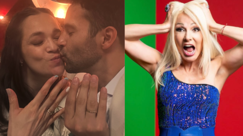 Agustín Argüello y Olivia Collins