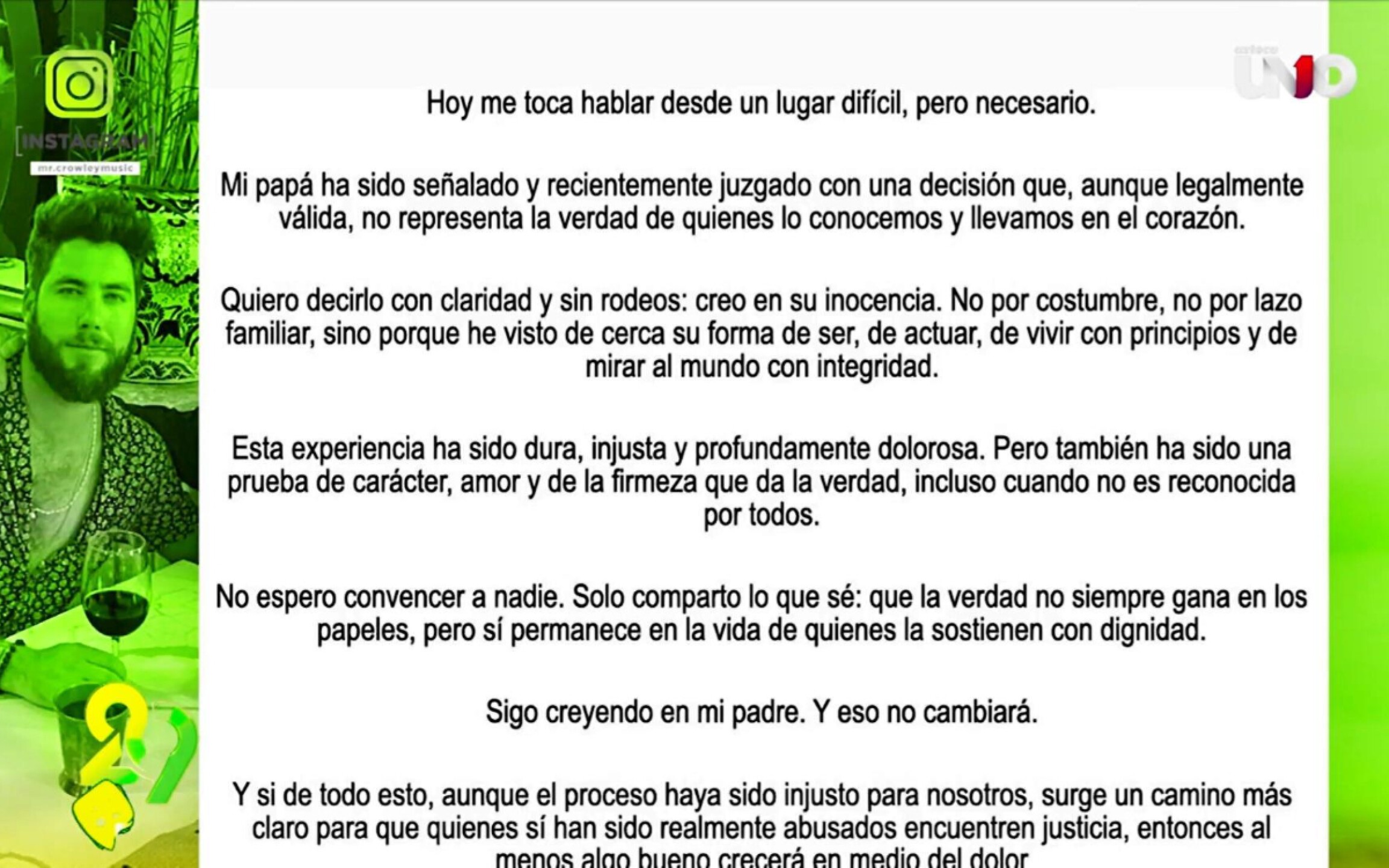 Sasha Sokol y Luis de Llano