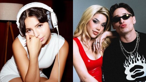 Ángela Aguilar, Kenia Os y Peso Pluma