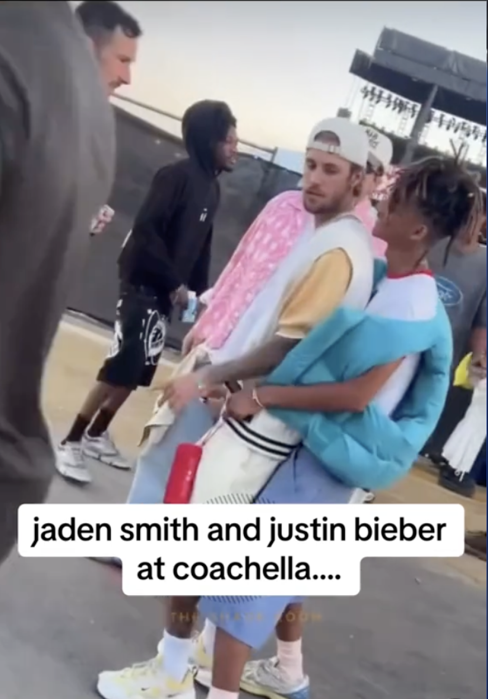 Justin Bieber y Jaden Smith se encuentran en Coachella 2024