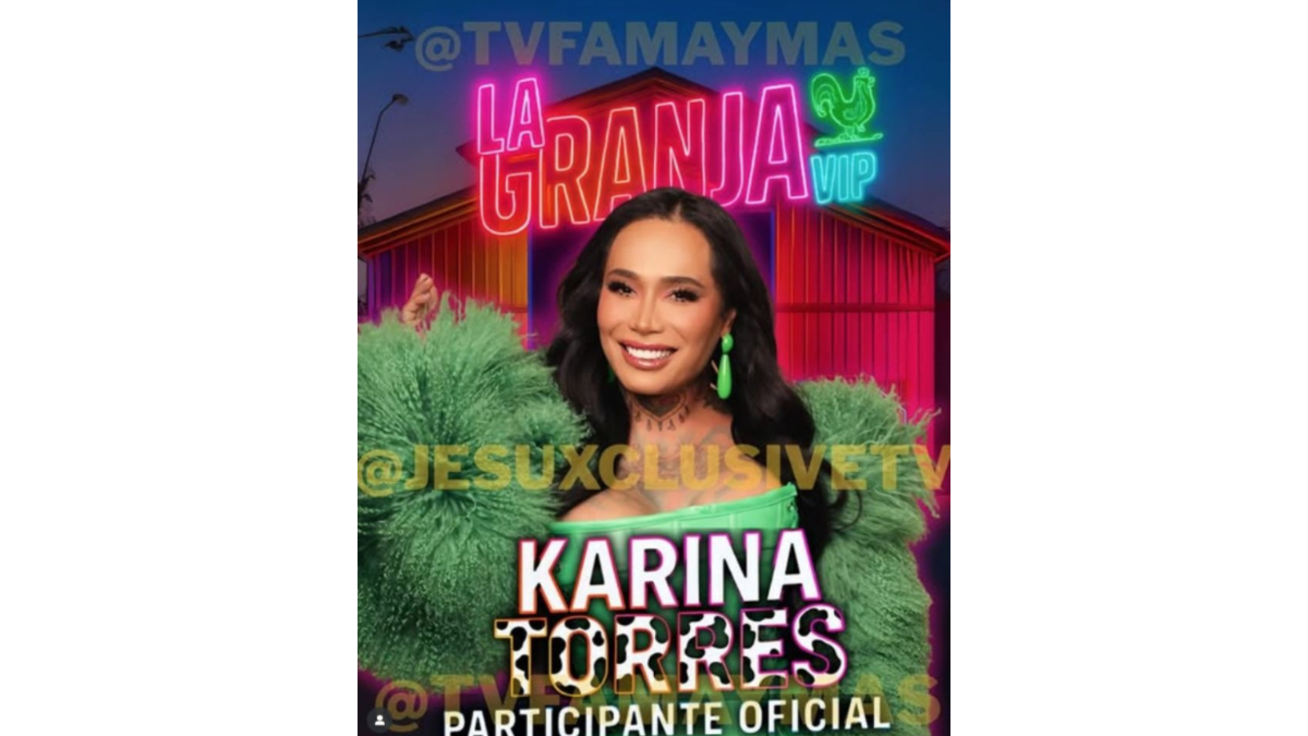 Karina Torres en La granja VIP