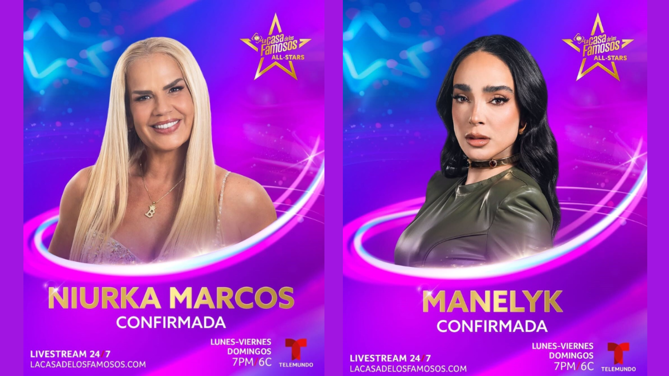 Niurka Marcos y Manelyk González
