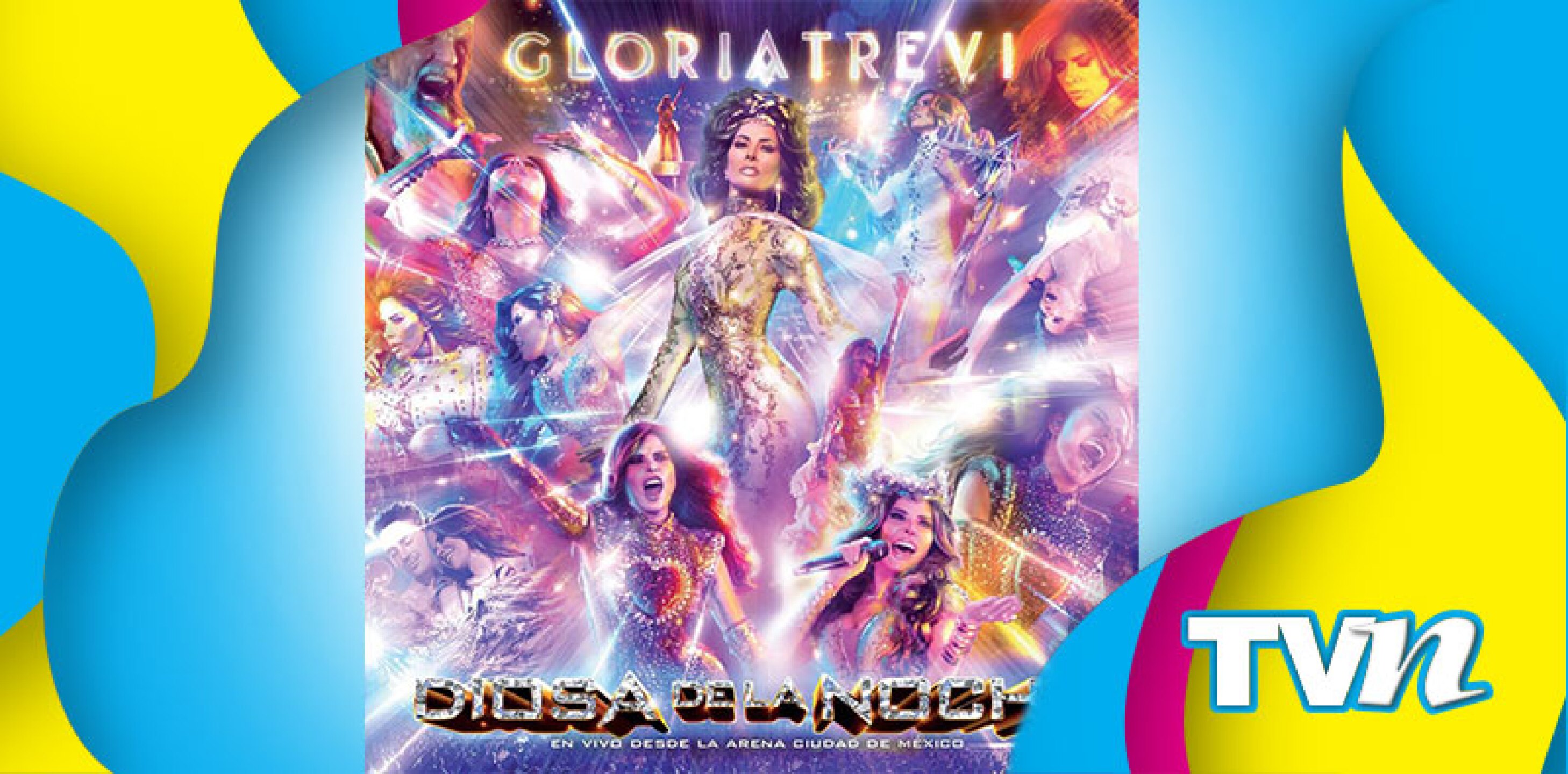 Gloria Trevi Diosa de la noche Disco DVD Éxito en ventas Amazon Plataformas Arena Ciudad de México
