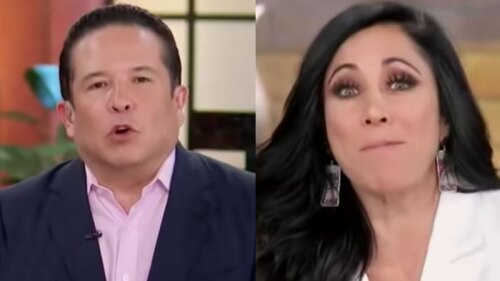 Las cosas se pusieron incómodas cuando el periodista hizo una broma de mal gusto a su compañera.