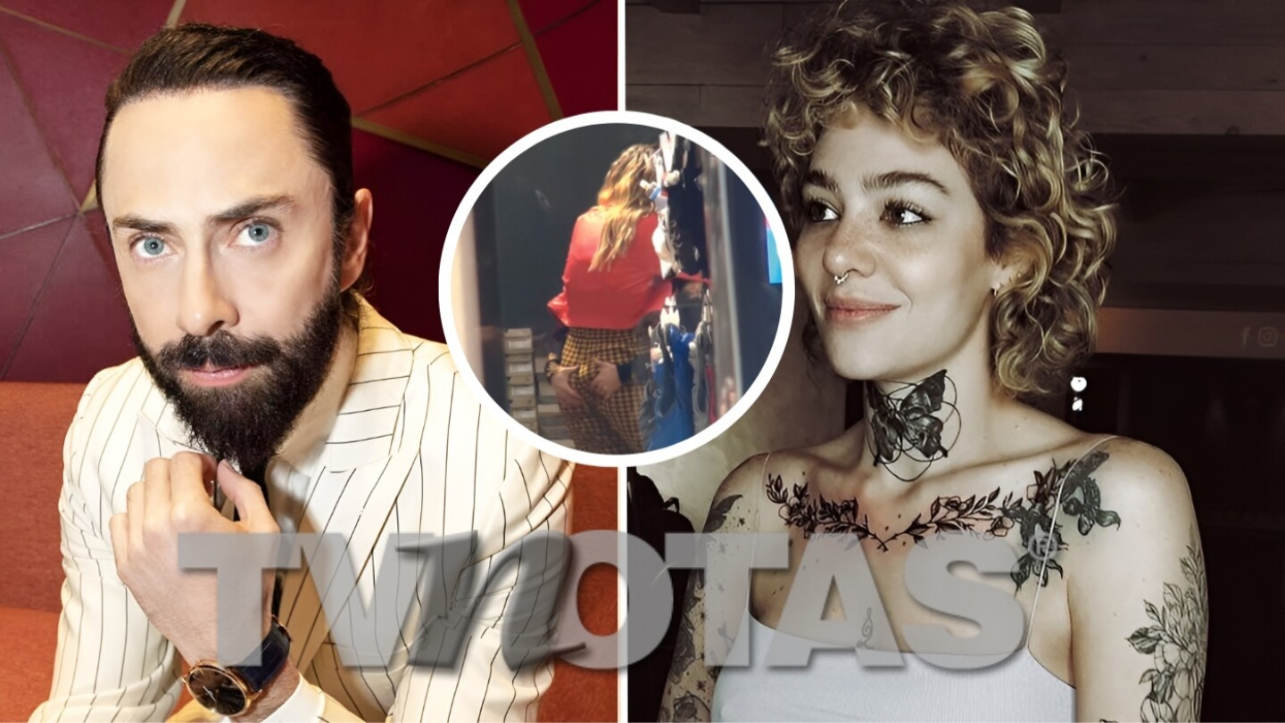 Jay de la Cueva se dejó ver muy cariñoso con la locutora Pamela Voguel