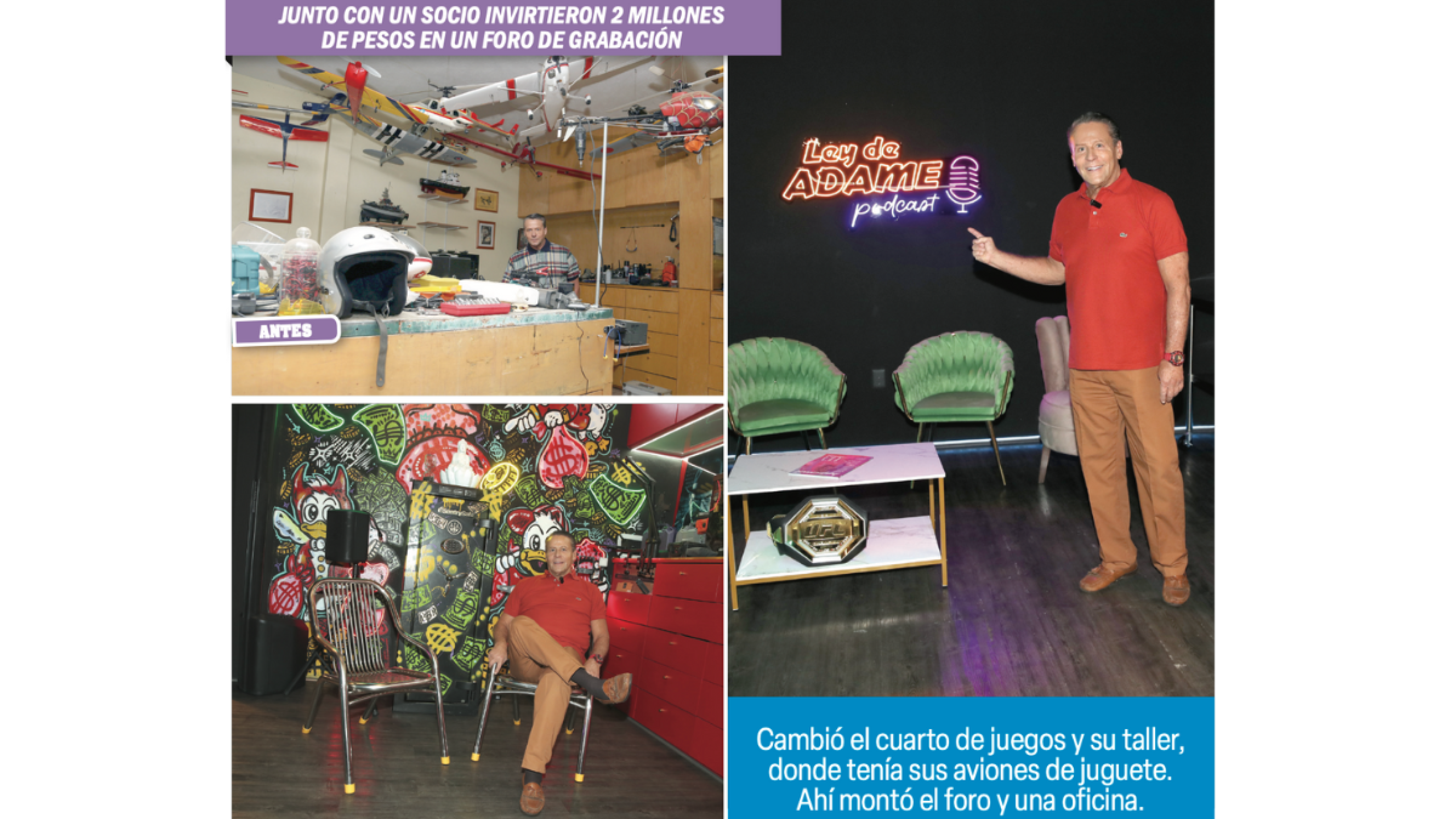 Alfredo Adame habla de las remodelaciones que hizo en su casa