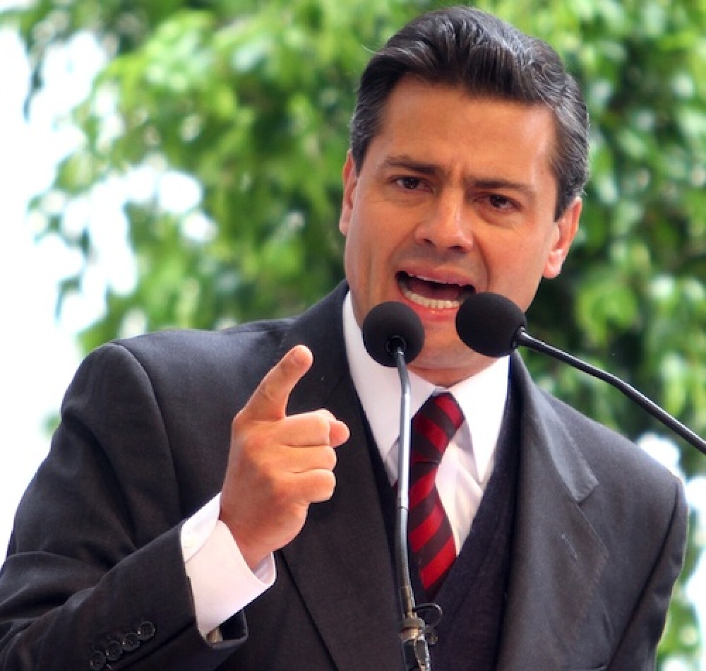 Enrique Peña nieto aseguró que se enfocará en ganar el próximo 1 de julio. Foto: Notimex