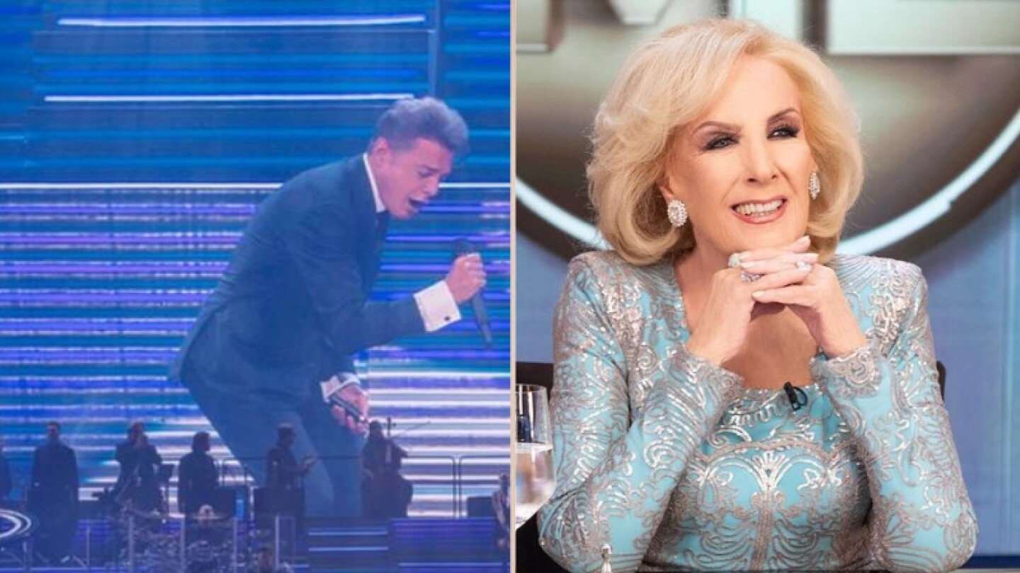 Luis Miguel sorprende con un maravilloso gesto a Mirtha Legrand