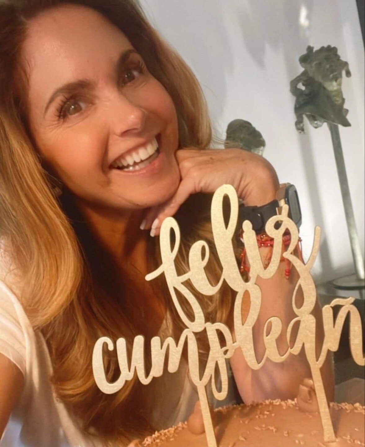 Lucero celebrando su cumpleaños este 2022.