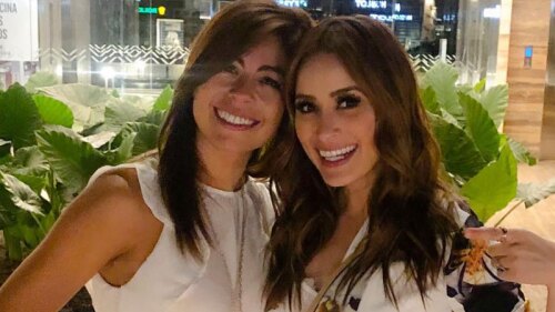 Cynthia Rodríguez y su cuñada