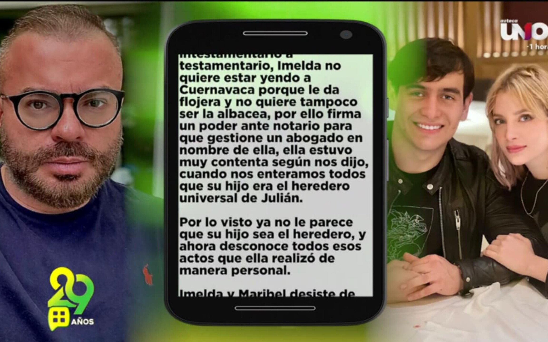 Marco Chacón desmiente a Imelda Tuñón
