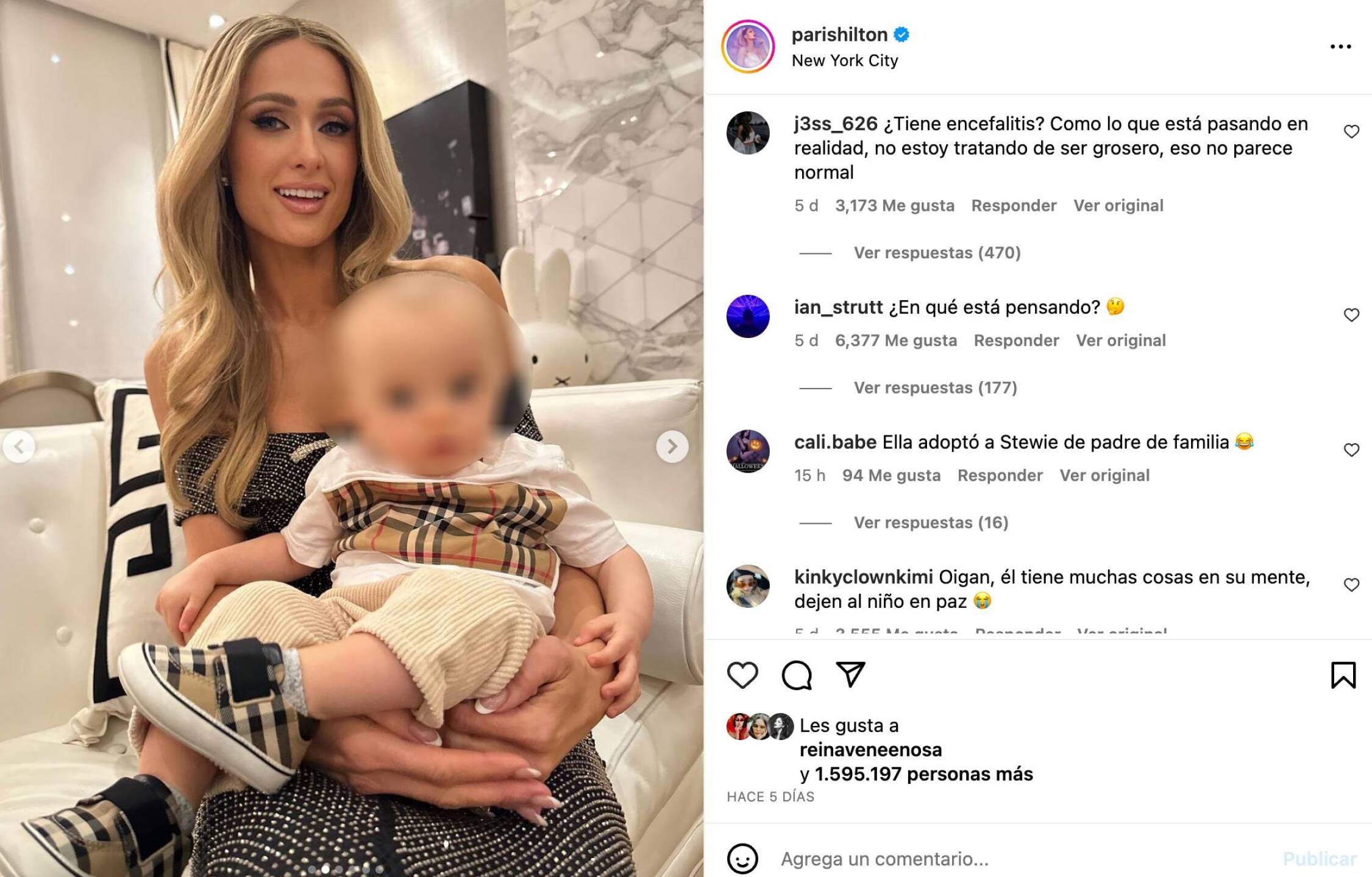 Hijo de Paris Hilton
