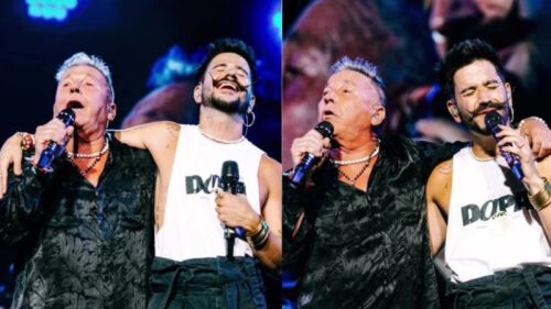 Ricardo Montaner y Camilo protagonizan enternecedor momento al cantar juntos Bésame