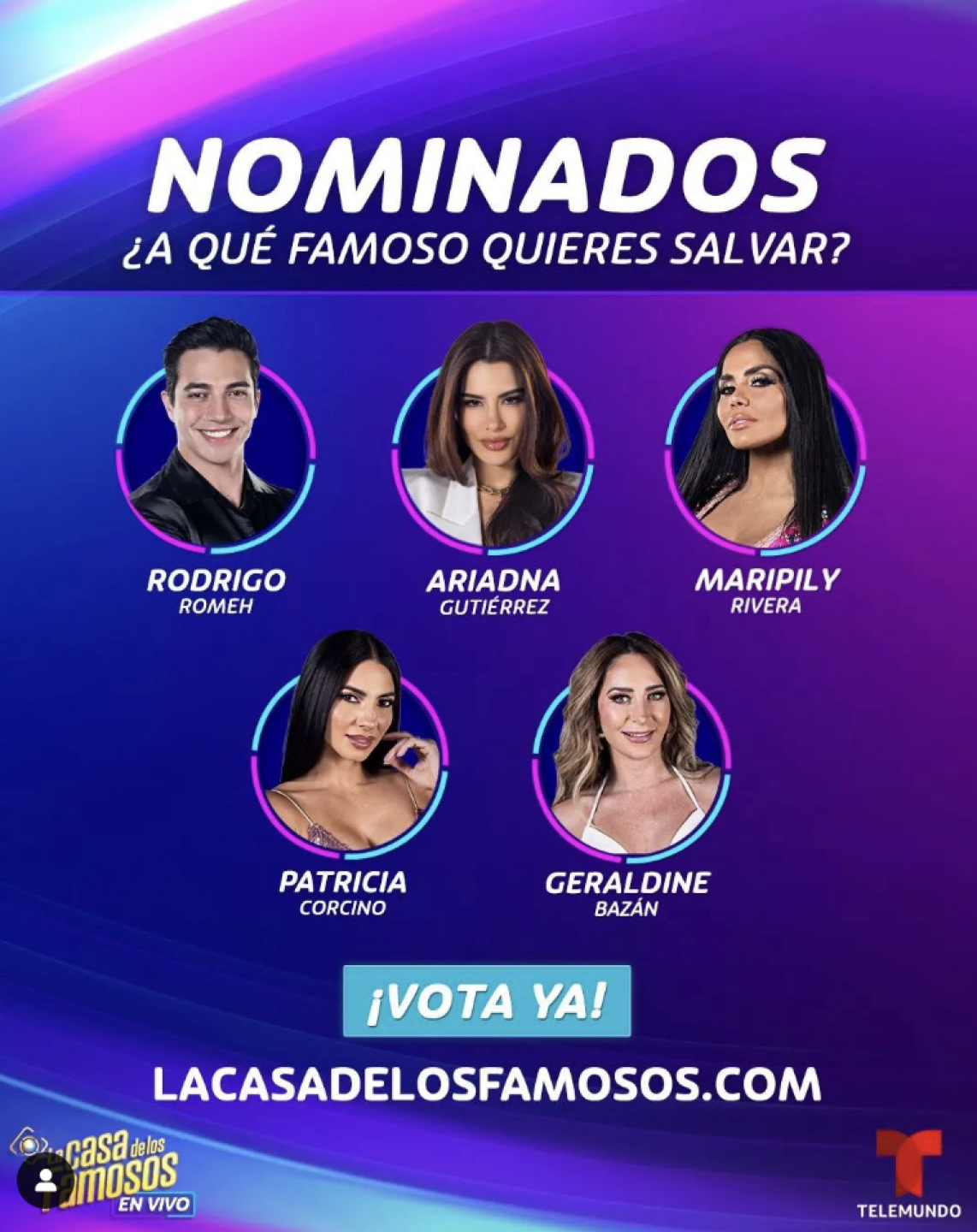 Nominados de la semana 12