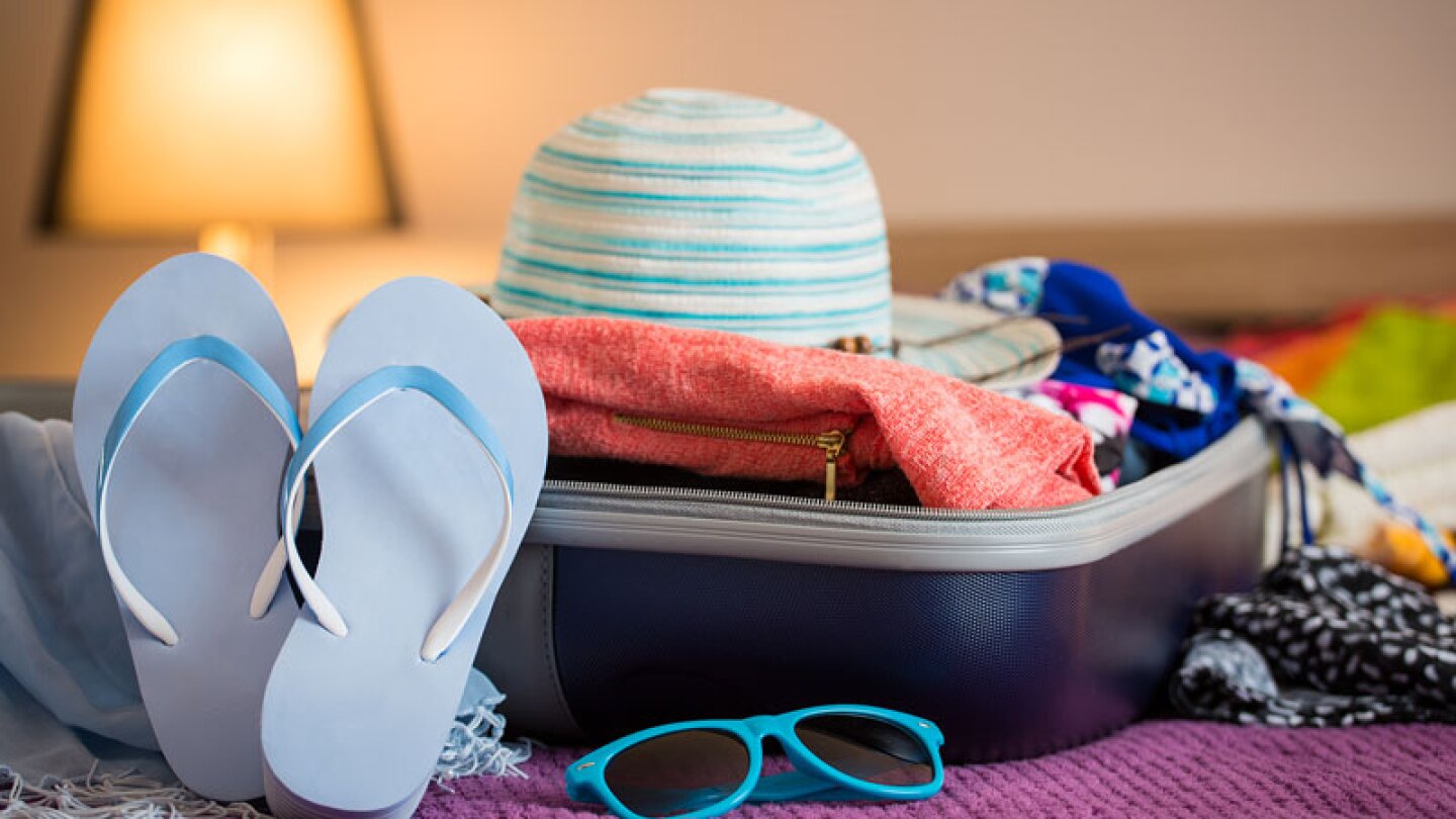 Haz tu maleta para viajar