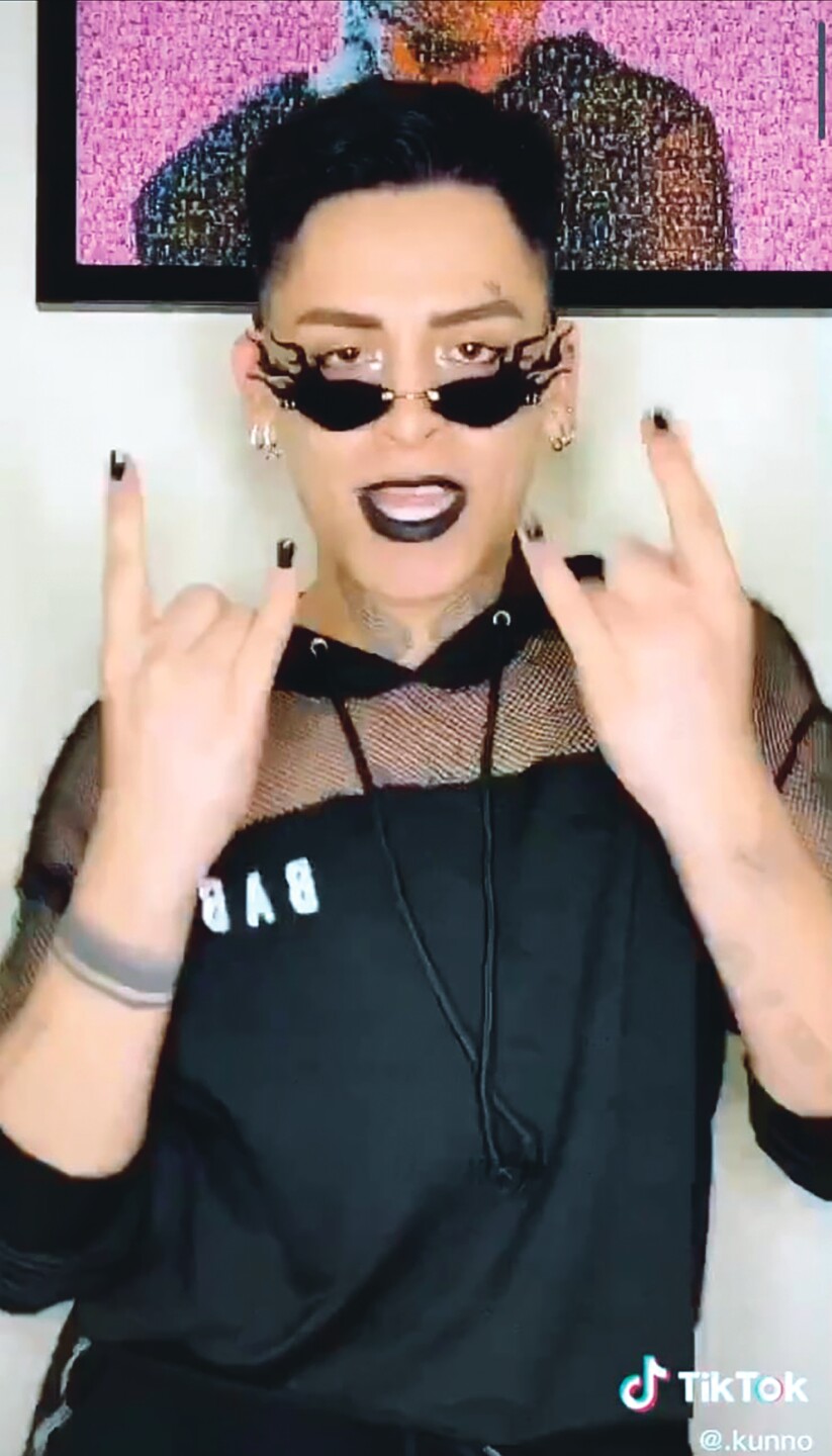 Kunno y su fama en TikTok