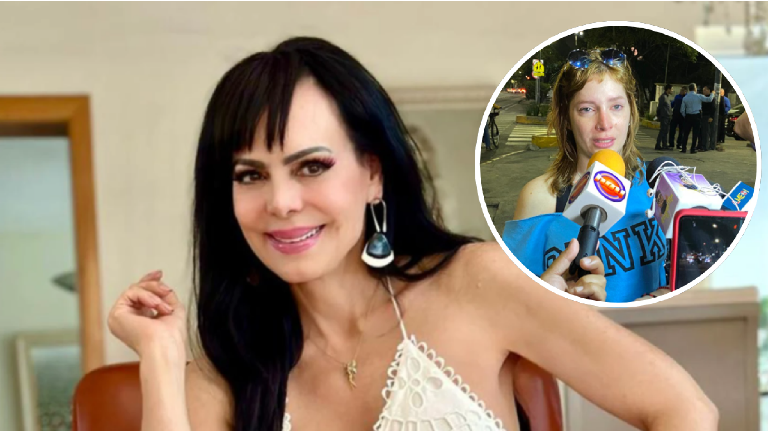 Maribel Guardia sonriente