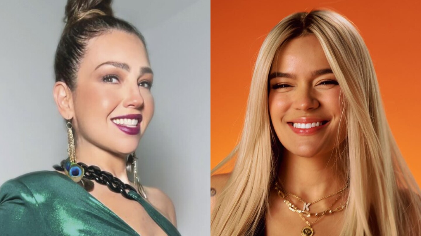Karol G canta 'Arrasando' de Thalía
