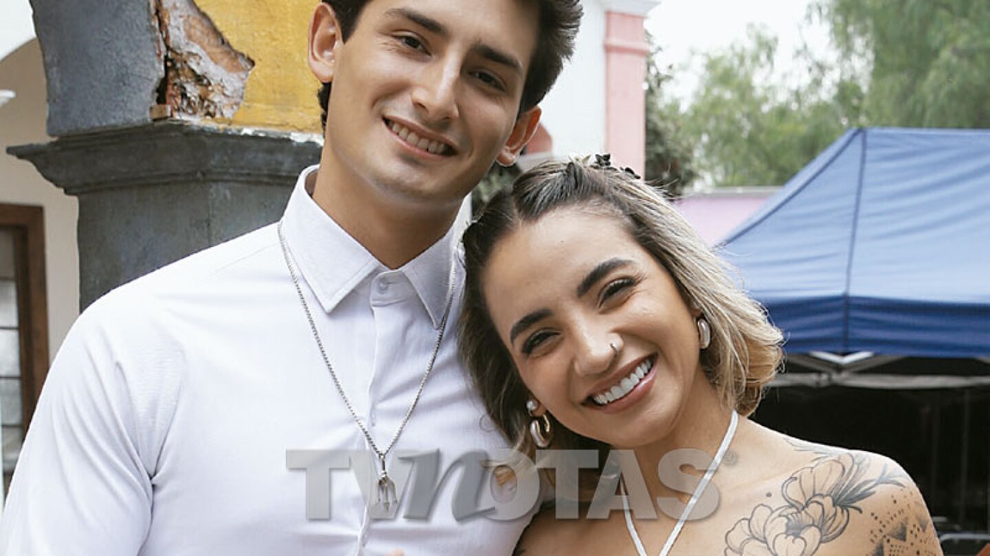 Leslie y Emilio con logo TVNotas