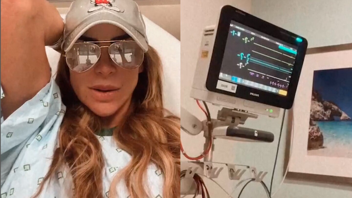 Aylin Mujica fue hospitalizada