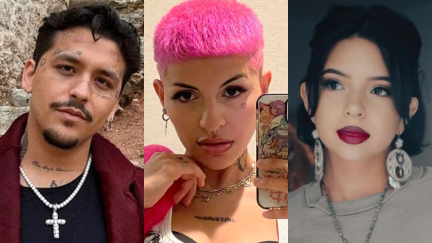 Nodal, Cazzu y Ángela Aguilar