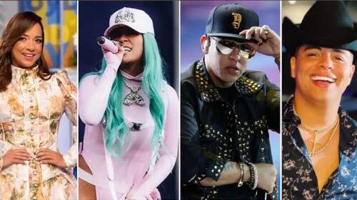 Los artistas más agraciados