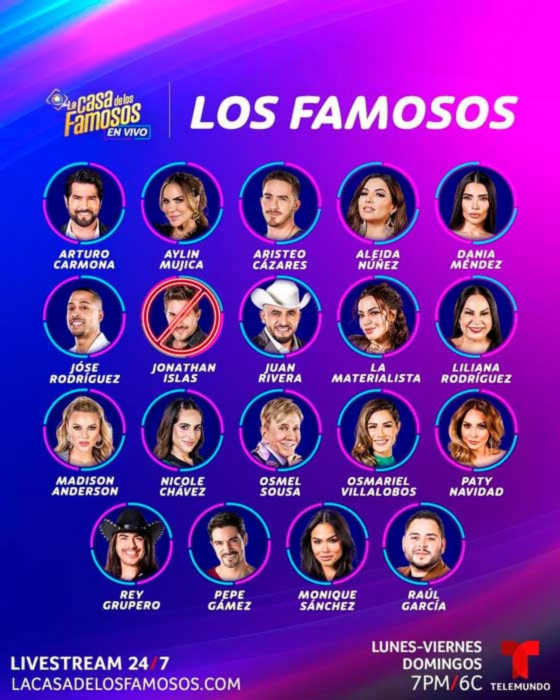 Jonathan Islas es el primer eliminado de La Casa de los Famosos 3
