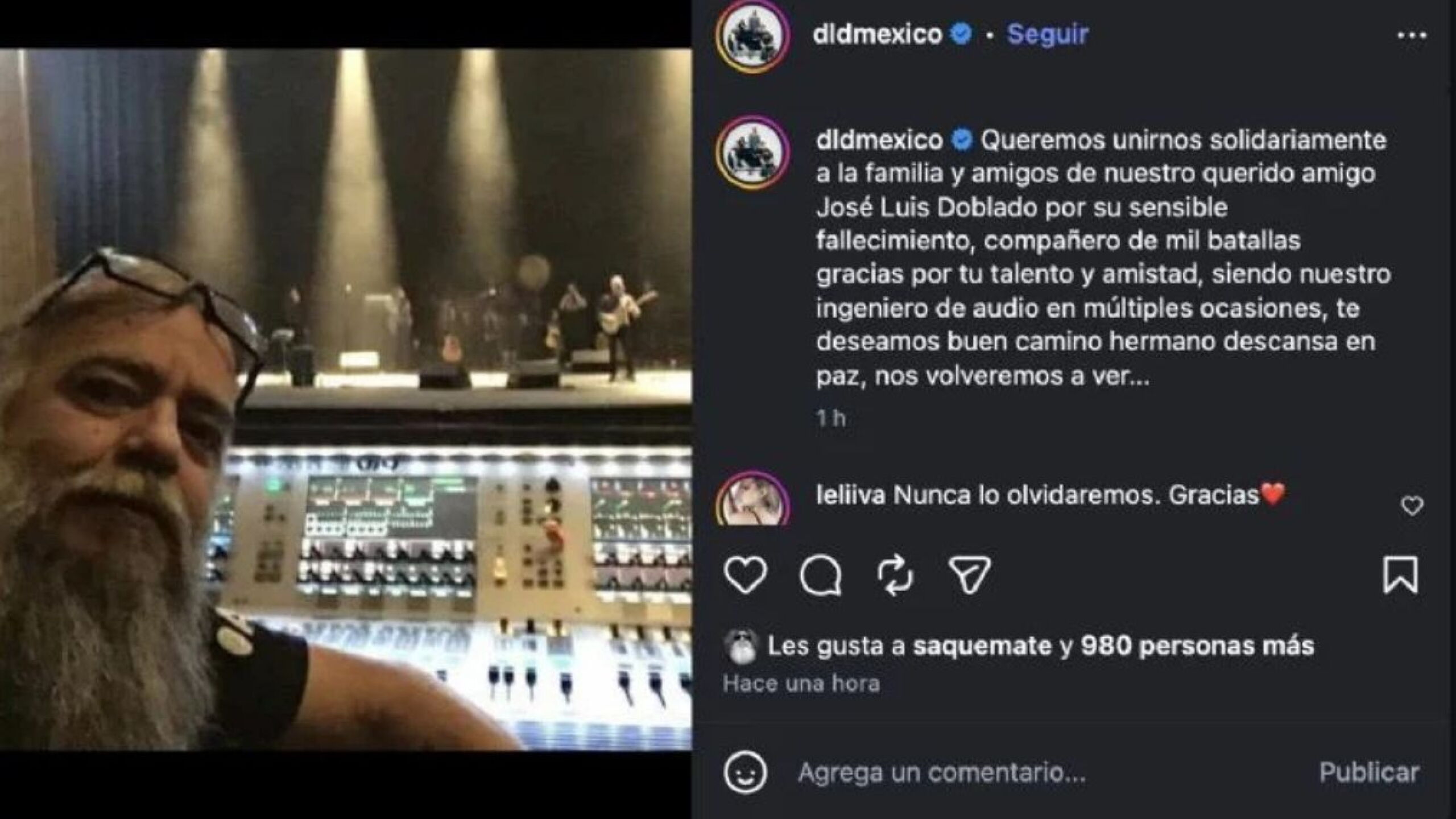 Muere José Luis Doblado