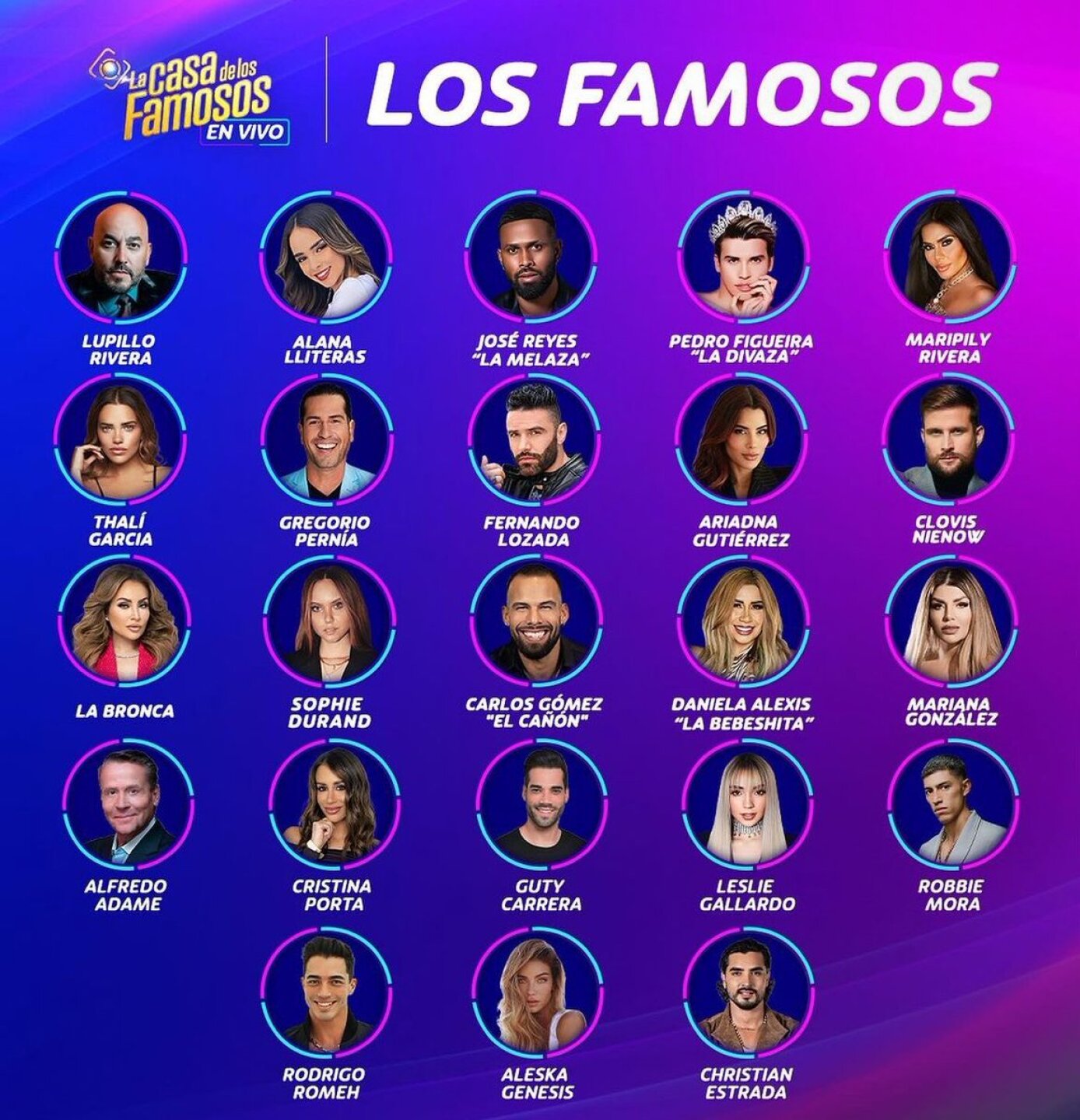 Ellos fueron los primeros nominados de La casa de los famosos de Telemundo