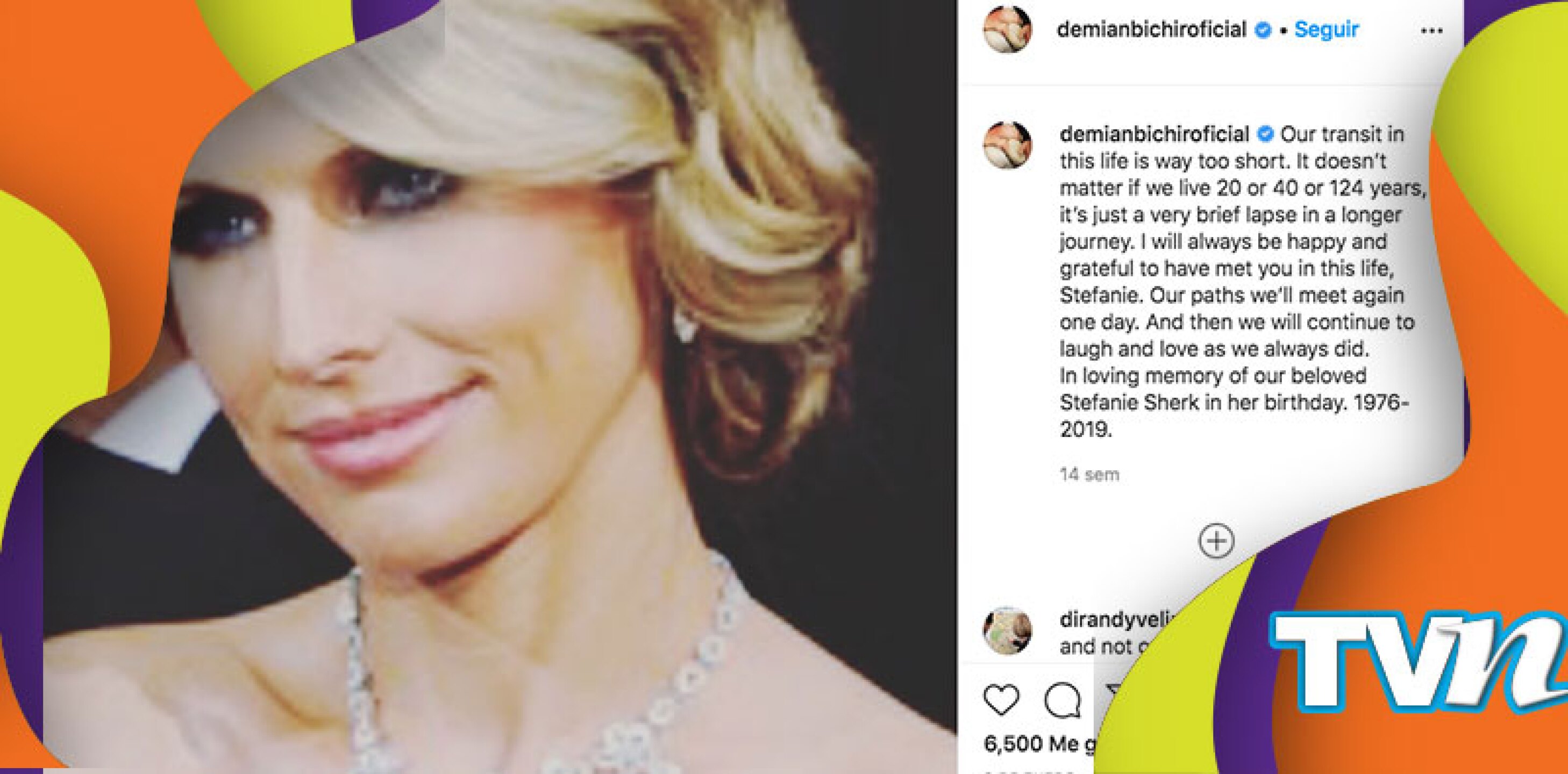 Stefanie Sherk aniversario luctuoso