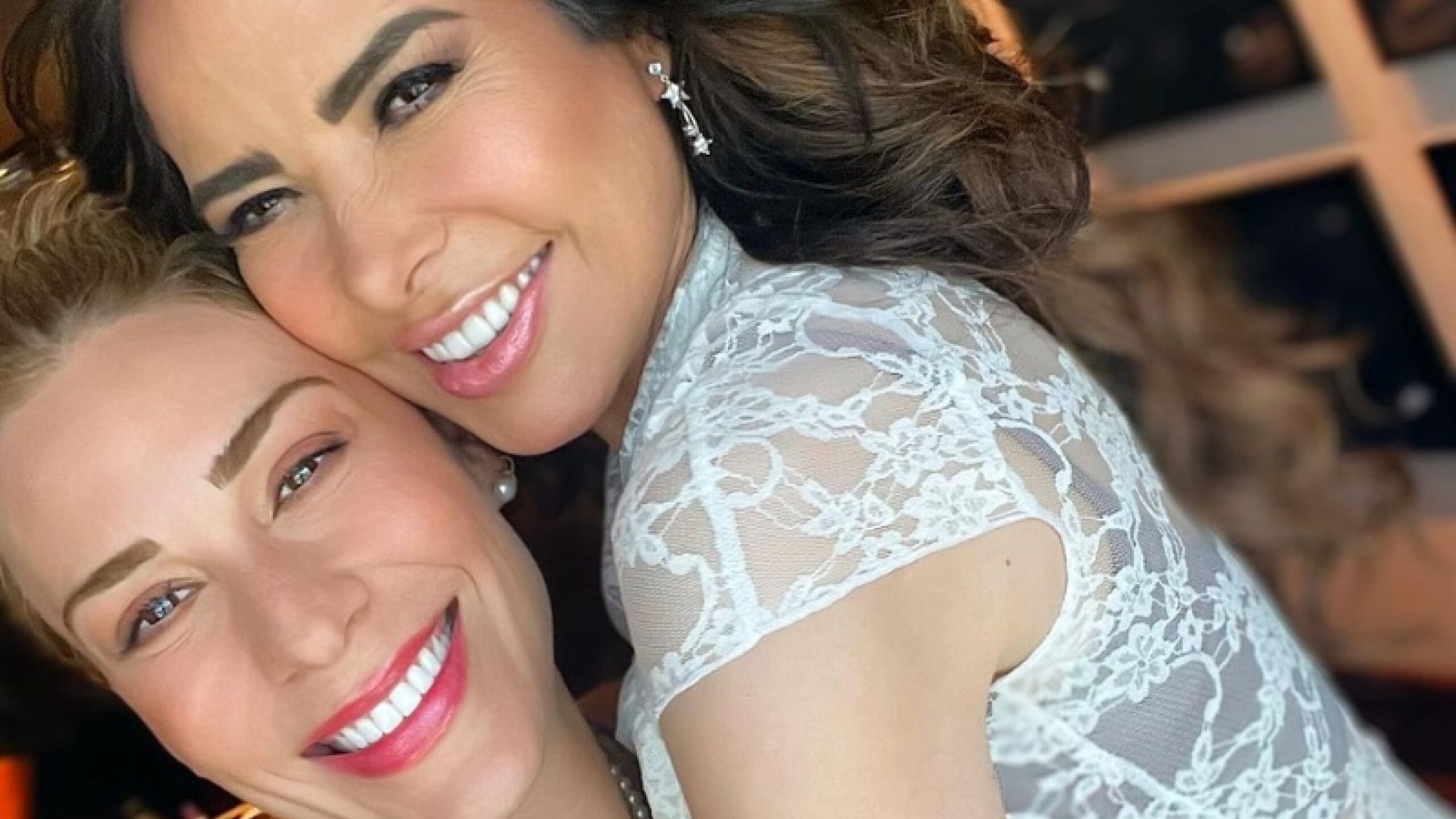 Gloria Trevi y Mildre Treviño