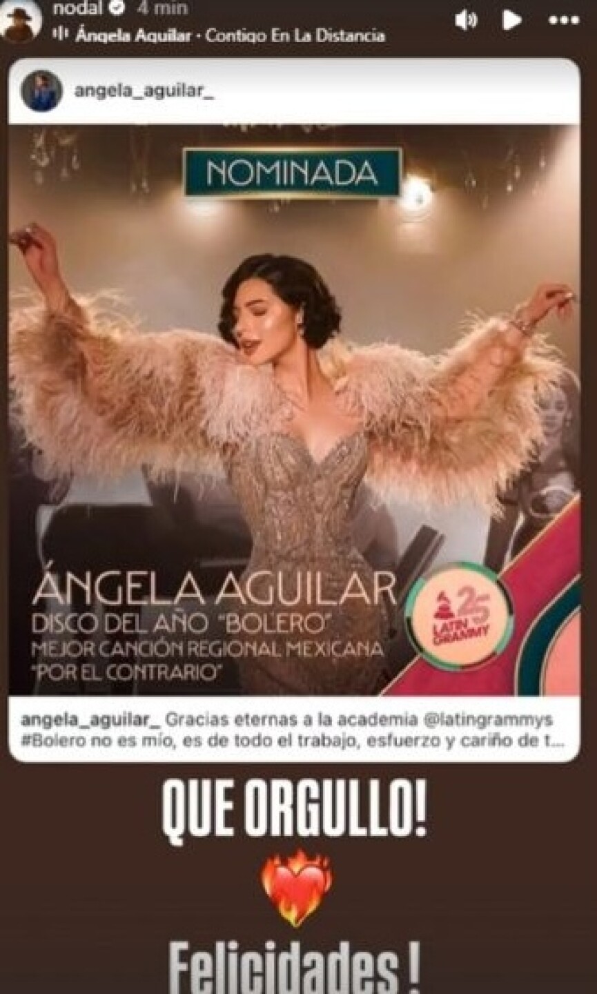 Ángela Aguilar y Christian Nodal