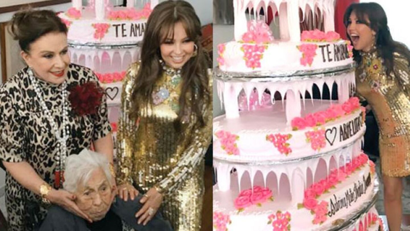 La abuelita de Thalía está de fiesta ¡cumple 101 años de edad!